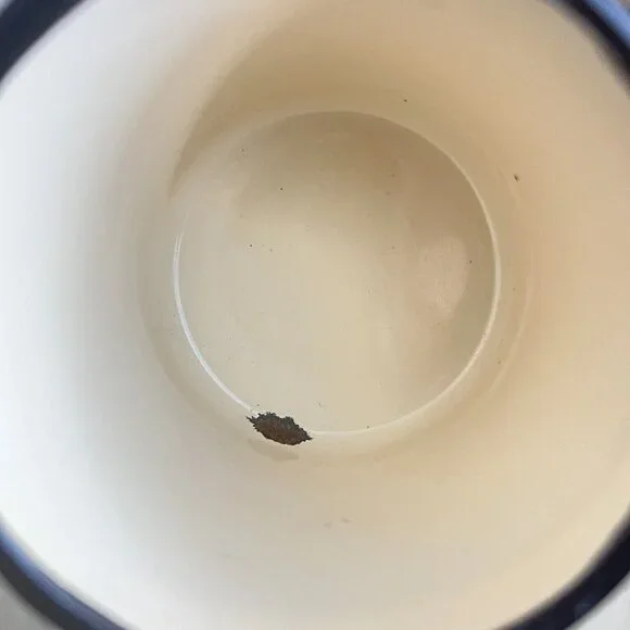 Vintage Enamel Childrens Mug Donkey Playing Cello Cup Novelty - Picture 8 of 10